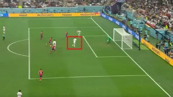 2022年世界盃 - 德國隊富爾克魯格進球